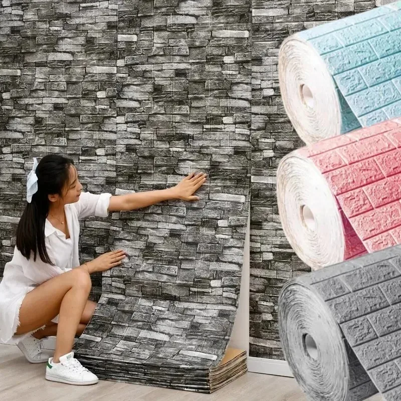 Craft Foam Roll - Самоклеящиеся 3D-наклейки на стену из пенопласта