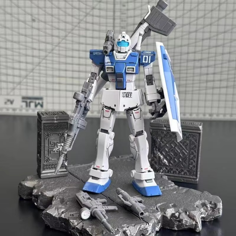 Bandai Gundam Rg - HG GTO GM White Dog Team,